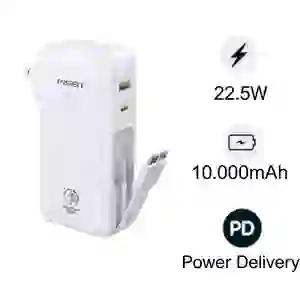 Pin sạc dự phòng Pisen Quick High Power Box 10.000 mAh 22.5W D312