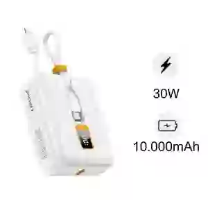 Pin dự phòng Pisen Quick - Power Link Tiny 10.000 mAh 30W (Lightning & Type-C)
