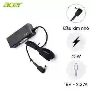 Sạc Laptop Acer 19V 2.37A 45W - Đầu nhỏ hình chữ nhật