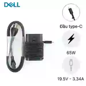 Sạc Laptop Dell 19.5V 3.34A 65W - Đầu Type C hình Oval