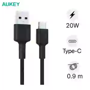 Cáp sạc bọc dù Type-C 0.9m Aukey CB-CD30