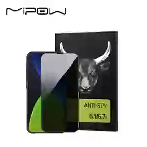Dán chống va đập Apple iPhone 14 Pro Mipow Premium Privacy Full đen cao cấp Chống nhìn trộm