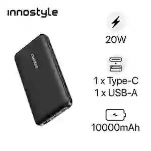 Pin dự phòng Innostyle Powermax 10.000mah PD/QC3.0 20W IP20PD