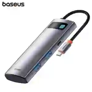 Hub Chuyển ĐổI Baseus Metal Gleam Type-C 7 Trong 1