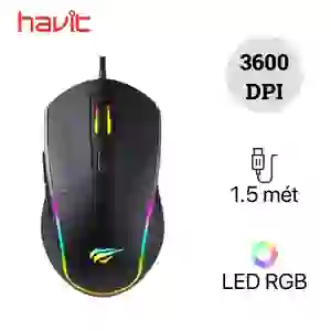 Chuột Có Dây Gaming Havit M79 RGB