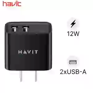 Củ sạc Havit 2 cổng USB-A 12W H131P