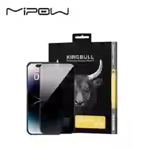 Dán cường lực iPhone 15 Pro Mipow Premium Privacy chống nhìn trộm Full cao cấp