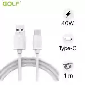 Cáp sạc Golf Type-C sạc nhanh 5A 40W GC-77 1m