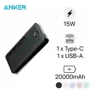 Pin sạc dự phòng Anker 325 Powercore II 1C1A 15W 20000mAh A1286