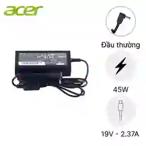 Sạc Laptop Acer 19V 2.37A 45W - Đầu thường NQ