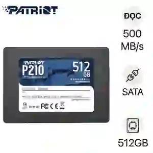 Ổ Cứng Laptop SSD Patriot P210 SATA3 512GB