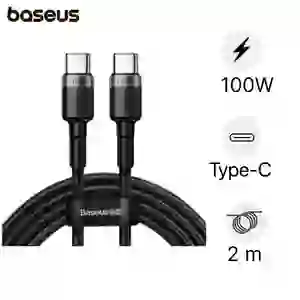 Cáp sạc nhanh Baseus Cafule PD 2.0 100W Type-C to Type-C (20V 5A) 2M