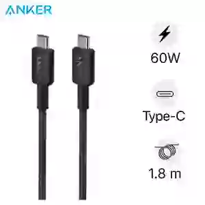 Cáp sạc Anker 322 Type C to Type C dài 1.8m - A81F6