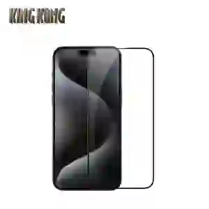 APPLE IPHONE 15 DÁN CHỐNG VA ĐẬP KINGKONG FULL CAO CẤP ĐEN