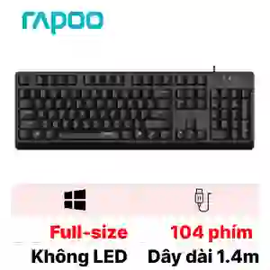 Bàn phím có dây Rapoo NK1900-Đen