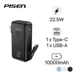 Pin sạc dự phòng Pisen Quick High Power Box 10.000 mAh 22.5W D312