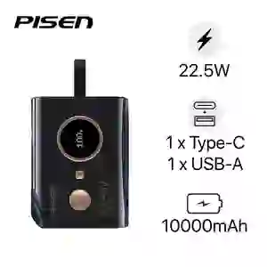 Pin dự phòng Pisen Quick Power Link 10.000 mAh 22.5W (Type-C)
