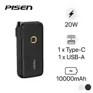 Pin sạc dự phòng Pisen Quick High Power Box 10.000 mAh 20W D308