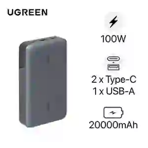 Pin sạc dự phòng Ugreen Power Bank sạc nhanh 2 chiều 20.000mAh 100W PB720 25188