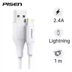 Cáp sạc Pisen - Mr White USB-A to lightning 1m
