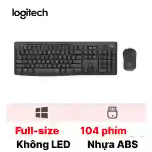 Combo bàn phím + chuột không dây Logitech MK295 Silent