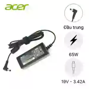 Sạc Laptop Acer 19V 3.42A 65W - Đầu trung