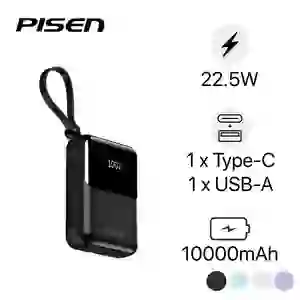 Pin dự phòng Pisen Quick Power Link Sunny 10.000 Mah 22.5W D096 (Type-C & Lightning)