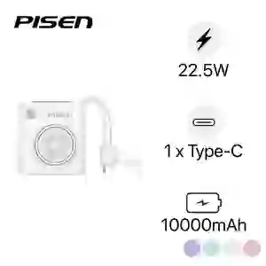 Pin dự phòng Pisen Quick High Power Depot 10.000 Mah 22.5W D105 (Type-C & Lightning)