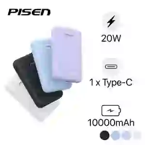 Pin dự phòng Pisen Quick Powermag 2-in-1 10.000 Mah 20W PD296C-1