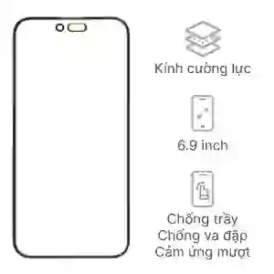 Thay ép kính iPhone 16 Pro Max