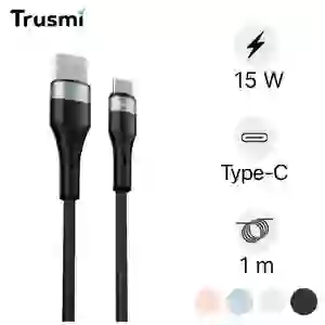 Cáp Trusmi Usb-A to Usb-C Silicone 15w dài 1m