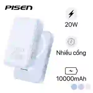 Pin dự phòng Pisen Quick Powermag 10.000mah 20w D111