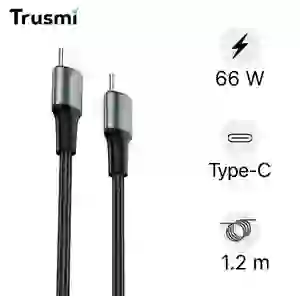 Cáp Trusmi Usb-C to Usb-C 66w dài 1.2m