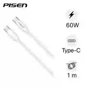 Cáp Pisen Quick - Mr White Type-C to Type-C PD 60w 1m