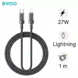Cáp sạc nhanh BWOO Type-C to Lightning 27W X287C-L dài 1M