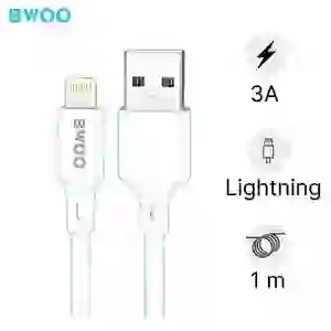 Cáp sạc nhanh BWOO Lightning 3A X281C dài 1M