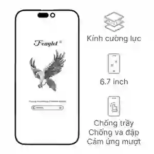 Thay ép kính iPhone 15 Pro Max chính hãng Feaglet