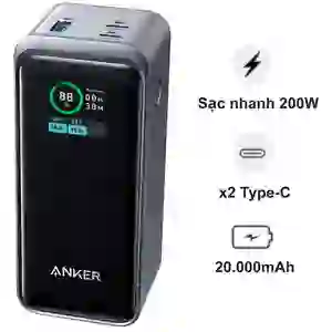 Pin sạc dự phòng Anker Prime 20000mAh 200W A1336