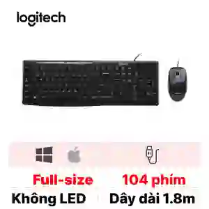 Combo bàn phím + Chuột có dây Logitech MK200