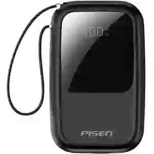 Pin dự phòng Pisen Quick Powerlink Color 22.5W 10.000mAh kèm kép Lightning và Type-C D153