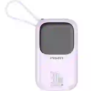 Pin dự phòng Pisen Quick Powerlink Color 30W 20.000mAh kèm cáp Lightning và Type-C D118
