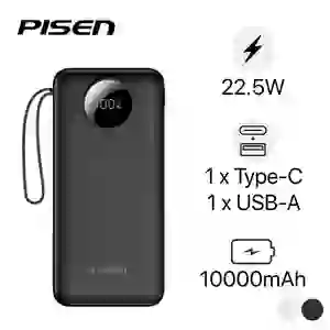 Pin dự phòng Pisen Quick Powerlink Round 22.5W 10.000mAh D099