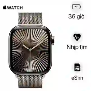 Apple Watch Series 10 46mm 4G Viền titan Dây thép - Cũ đẹp