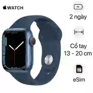 Apple Watch Series 7 41mm 4G Viền nhôm Dây cao su - Cũ đẹp