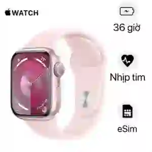 Apple Watch Series 9 45mm 4G Viền nhôm Dây cao su - Đã kích hoạt