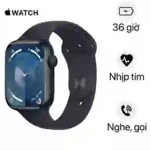 Apple Watch Series 9 45mm GPS Viền nhôm Dây cao su - Cũ đẹp