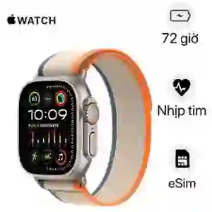 Apple Watch Ultra 2 49mm 4G Viền titan Dây quấn Trail - Cũ đẹp