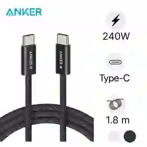 Cáp Anker Zolo Nylone USB-C to USB-C 240W dài 1.8m