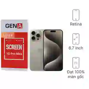 Thay màn hình iPhone 15 Pro Max chính hãng GENA loại Ultra
