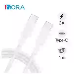 Cáp 1HORA CAB272 Type-C to Type-C 1M